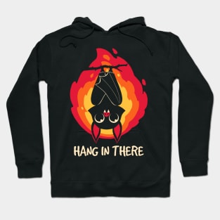 Hang In There Bat Halloween Hoodie